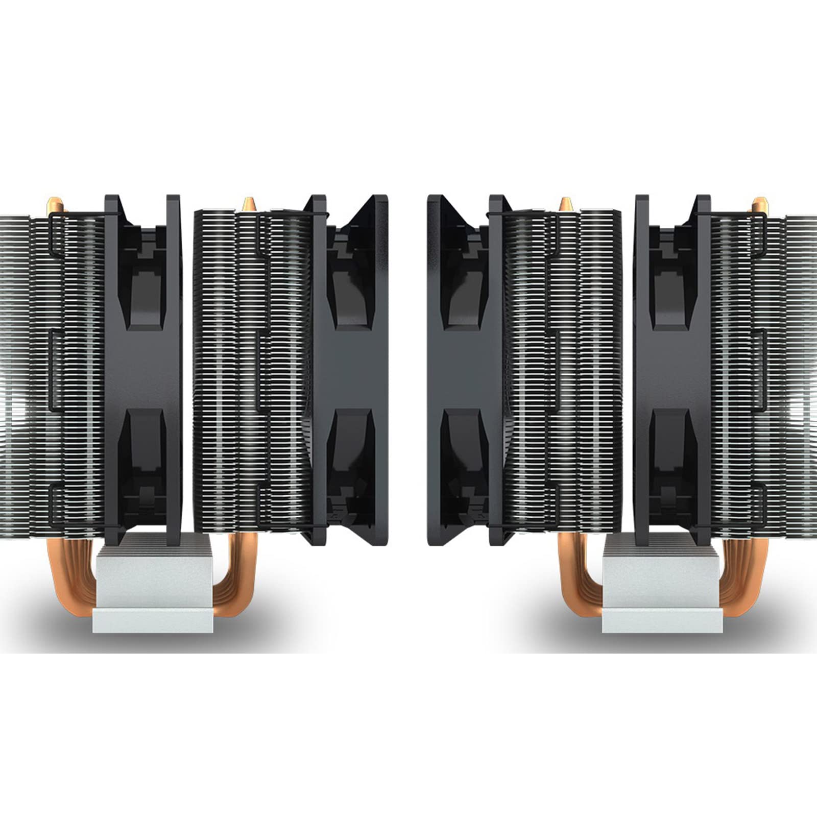 6 Heatpipes RGB CPU Cooler Radiatore silenzioso per LGA 1150 1156 1155 1366 2011 AM3 AM4 Ventilatore Ventola raffreddamento Sostituzione della CPU del