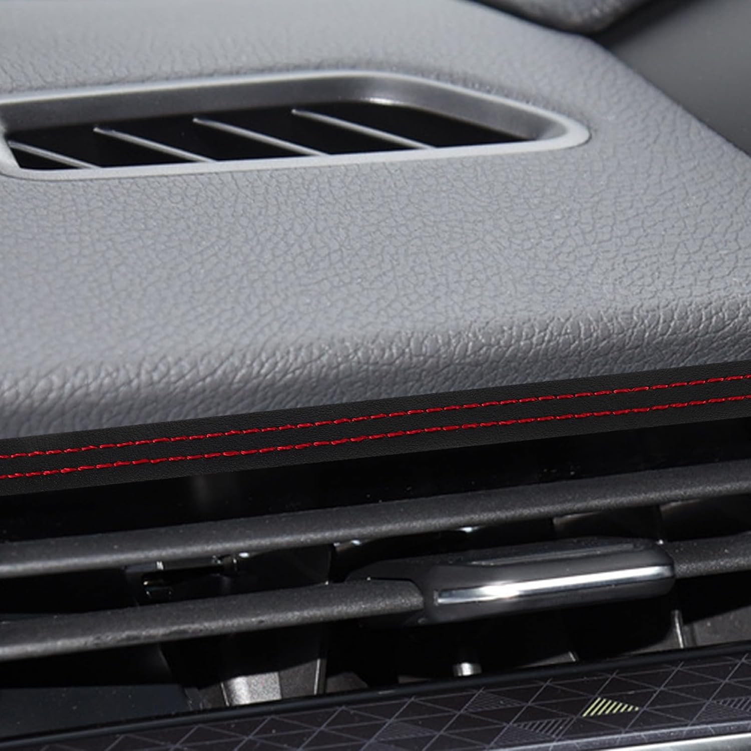 SOLUSTRE Universal Center Strip for Dashboard Trim Interior Car Pu and Console, Body Trim with Intricate Design and Luxurious Feel, for Dashboard Enhancement Automotive Vehicle