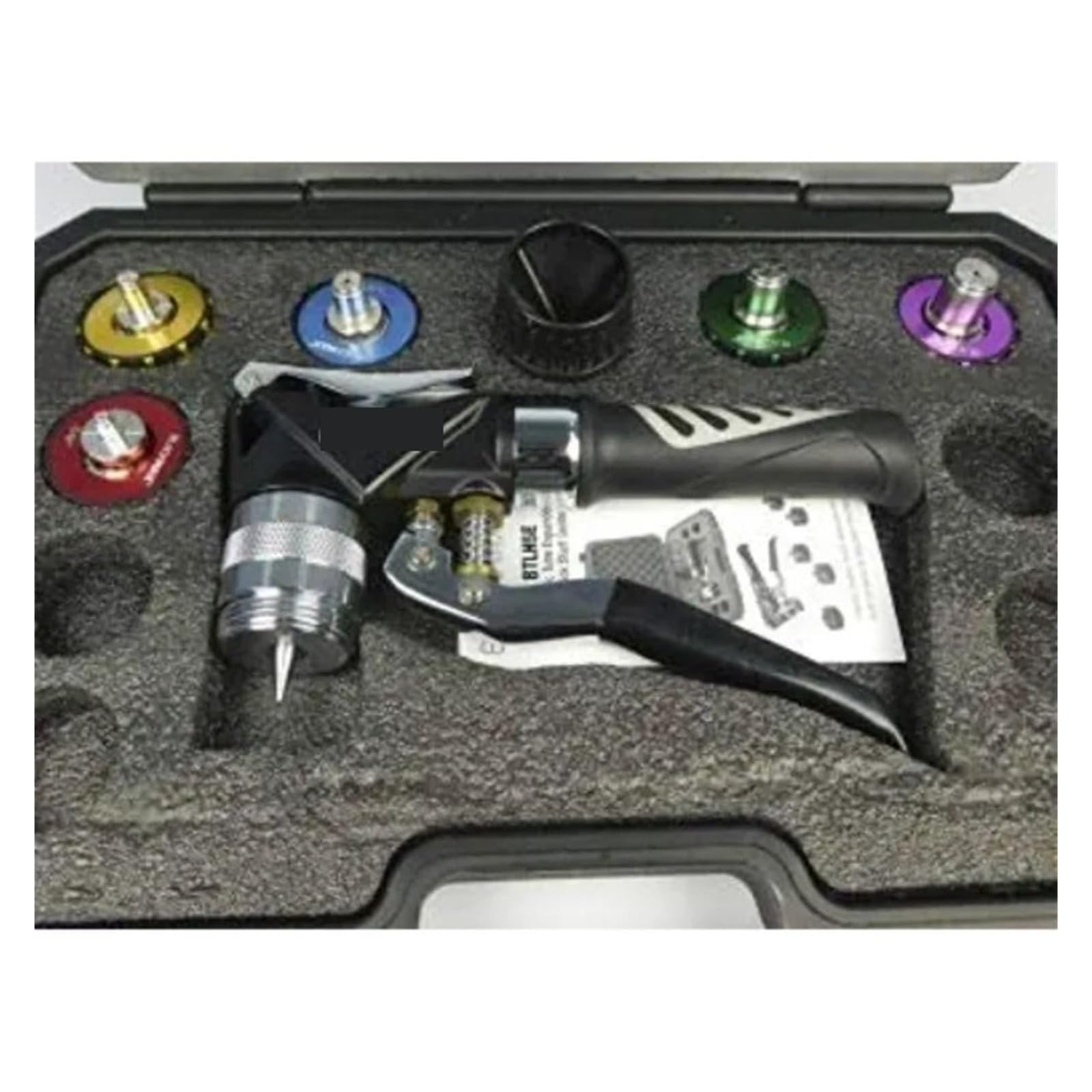 Espansore per tubi, Testine con codice colore for kit espansore for tubi idraulici multi-testa Premium da 3/8", 1/2", 5/8", 3/4", 7/8"