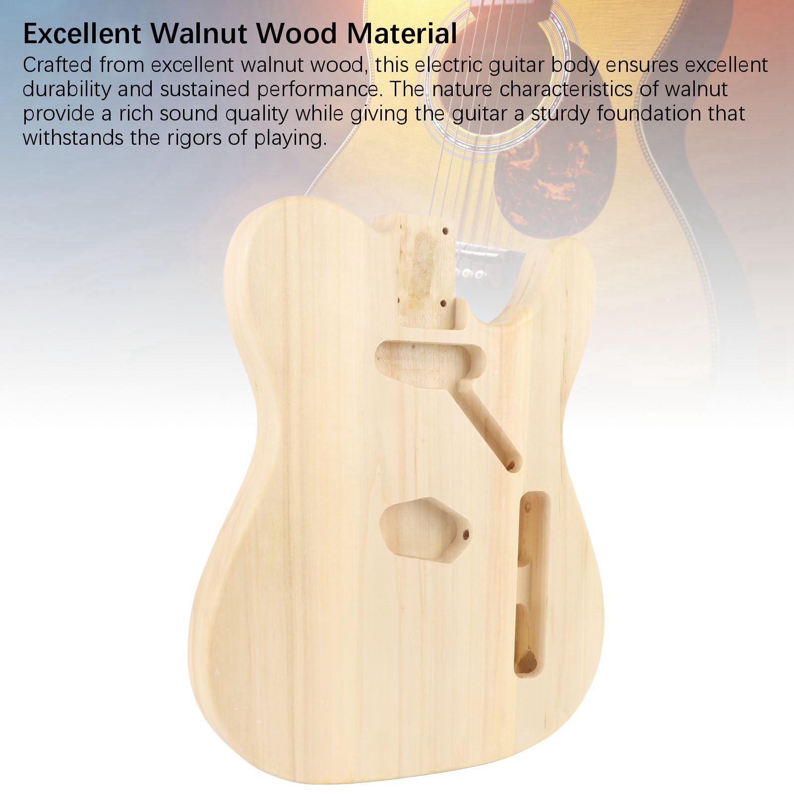 CHITARTA CORPO NACOLO NOCOLO Pickup singolo foro singolo Guitarr Codice di chitarra per chitarre parti di sostituzione per chitarre a mano