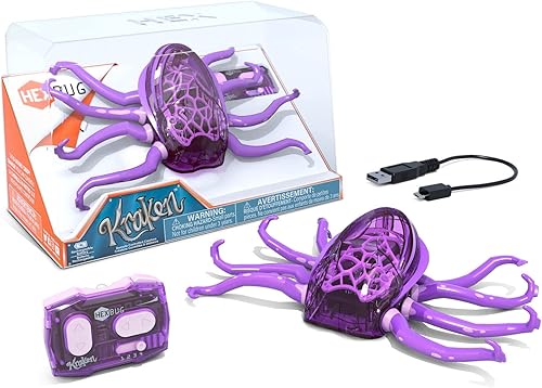 Miniatura 3 de HEXBUG Kraken, criatura mítica robótica, los colores varían