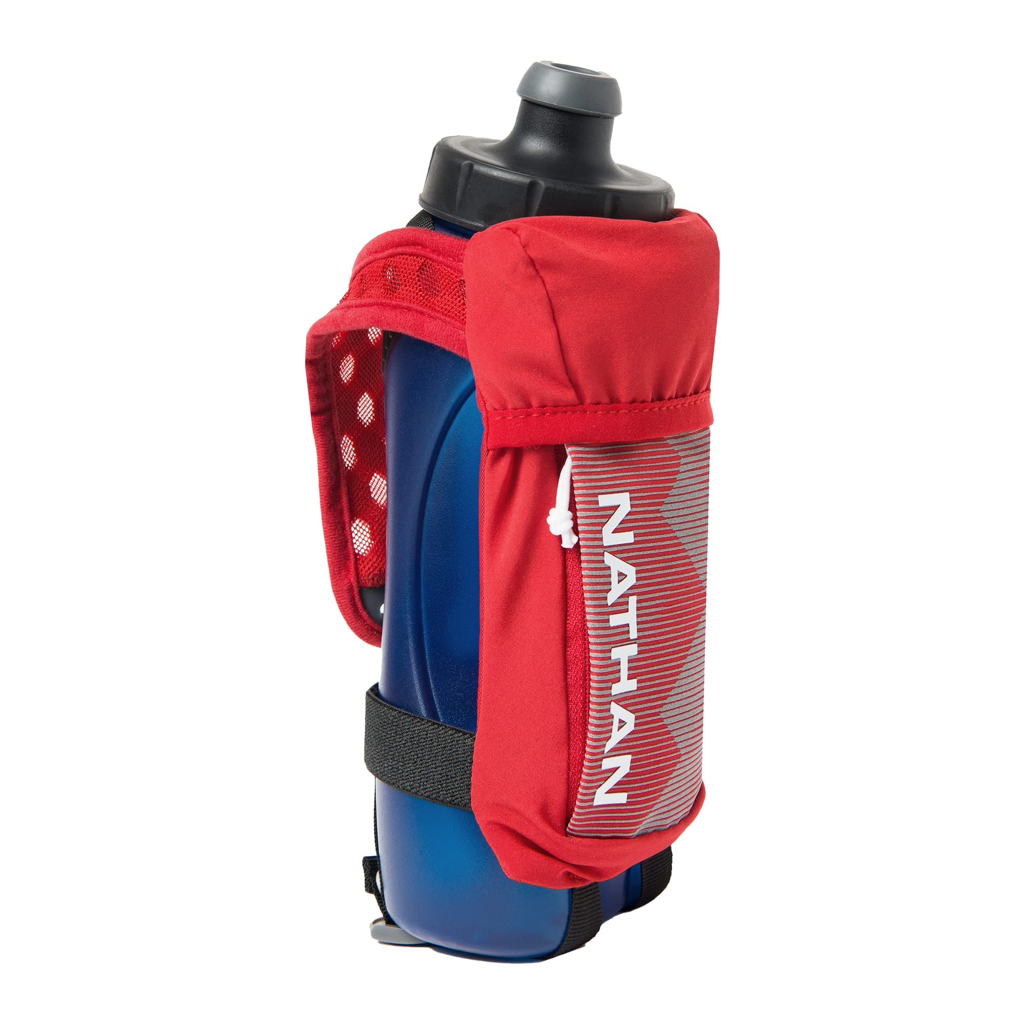 NathanQuick Squeeze 22oz Ribbon Red/White OSFA
