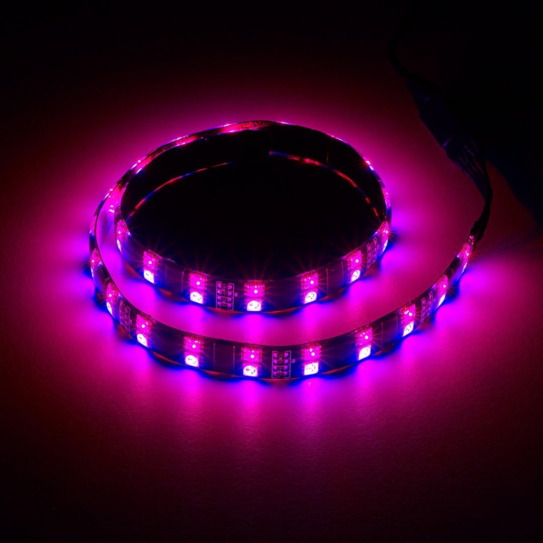 CableMod Compatible WideBeam Hybrid LED Strip 60cm - RGB/UV