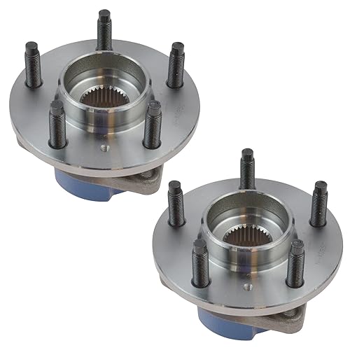 Vista 155 de TRQ Juego de 2 rodamientos de rueda trasera y conjunto de cubo con sensor ABS compatible con Ford Transit Connect 2014-2018