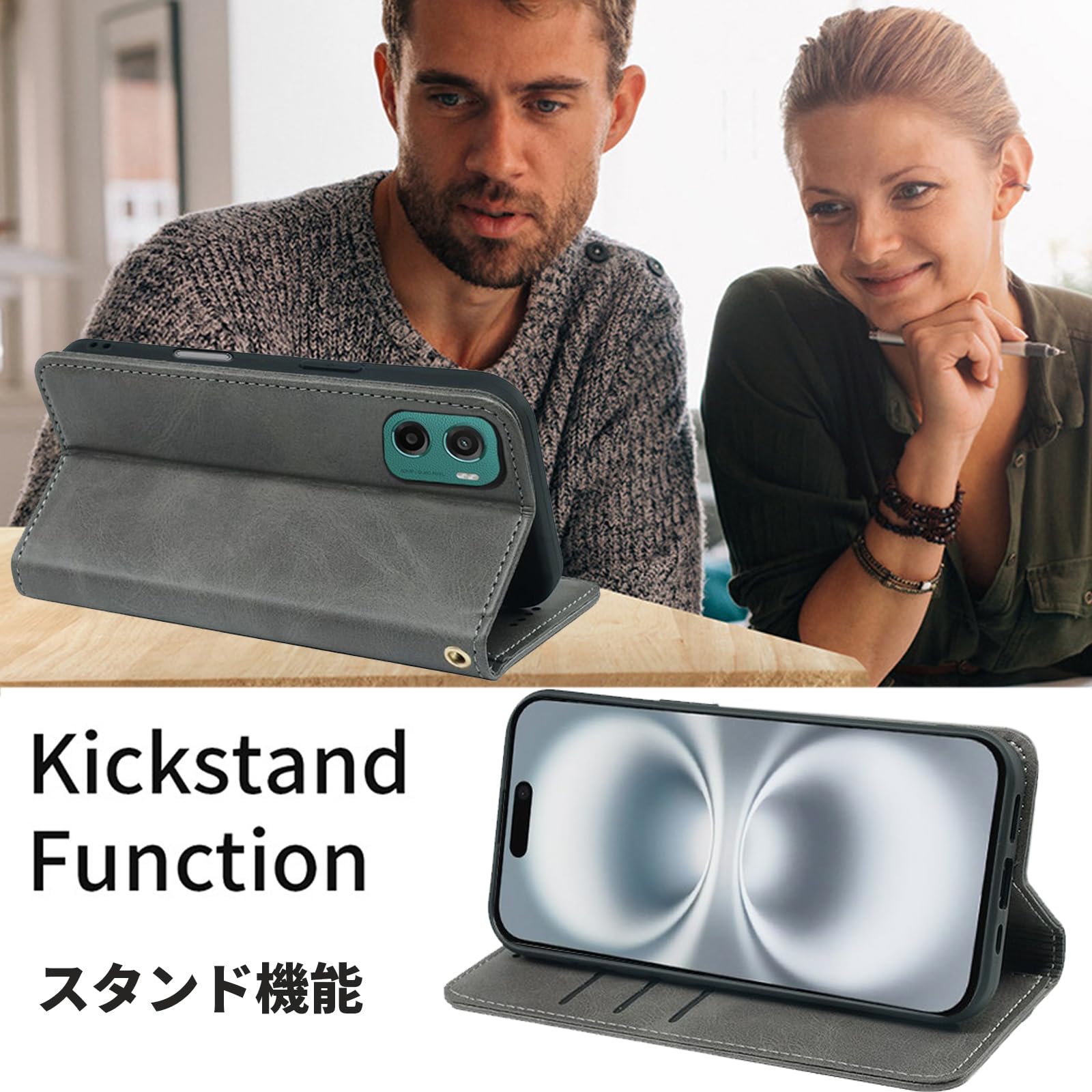 Amazon.co.jp: Moto G05 ケース 手帳型 【ストラップ 一本付】 適用