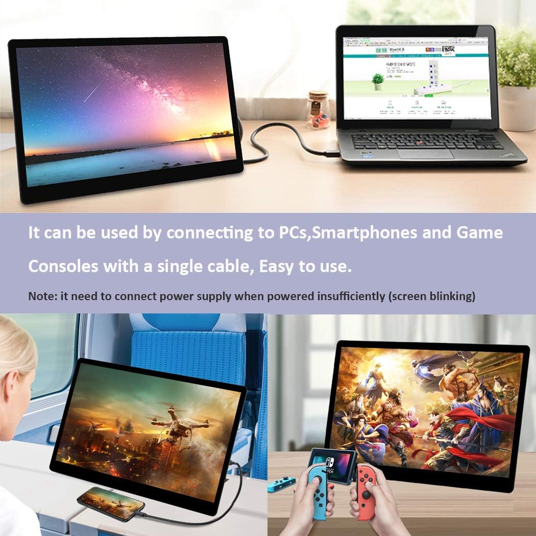 4K Portable Monitor Touchscreen,Corkea 