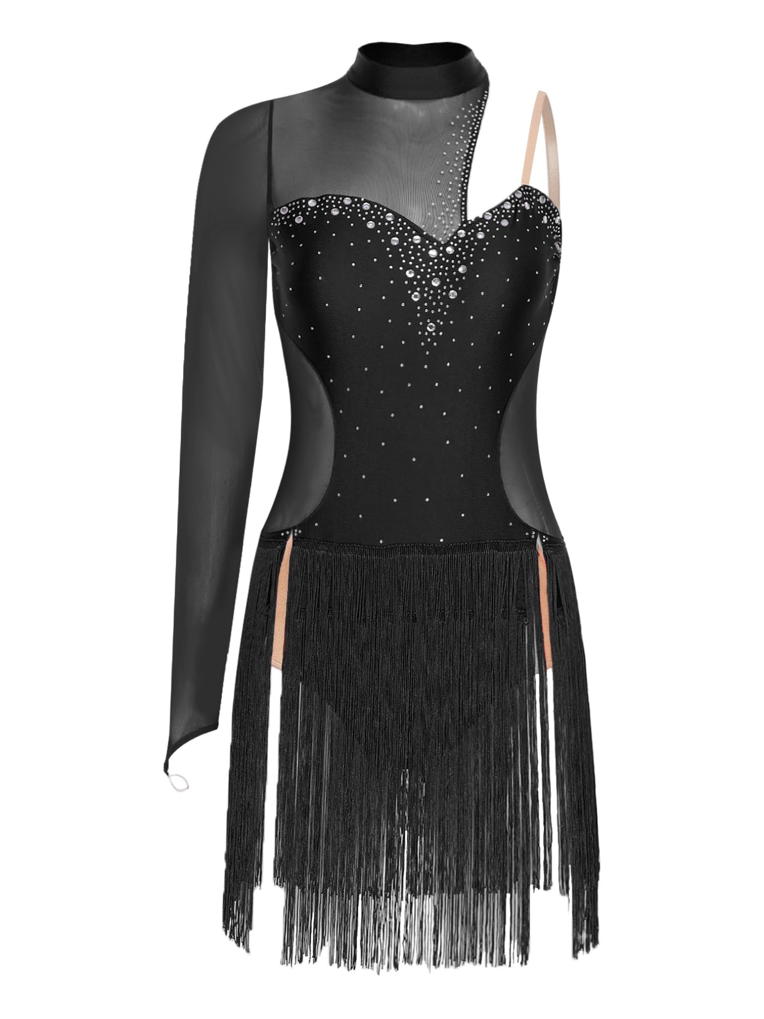 Robe de danse lyrique haut de gamme à strass renvena pour compétition - 5