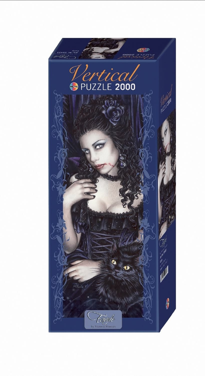 Heye 29433 - pionowe puzzle 2000 elementów Curly, Victoria Francés