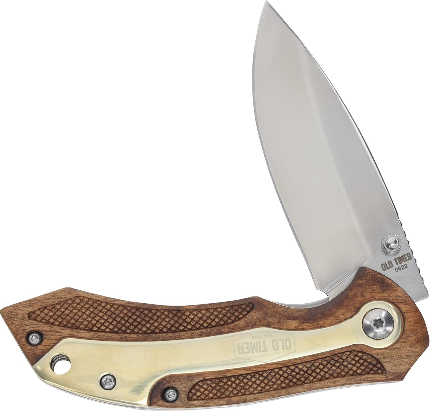 Old Timer Ironwood Folding Pocket Knife with Ironwood Handle