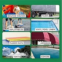 Vista 4 de HH-66 Libre de Tolueno Cemento de Vinilo, lata de 1 galón - Adhesivo de Vinilo, Cemento Pegante, Pegamento de Reparación, Inflables, Forro