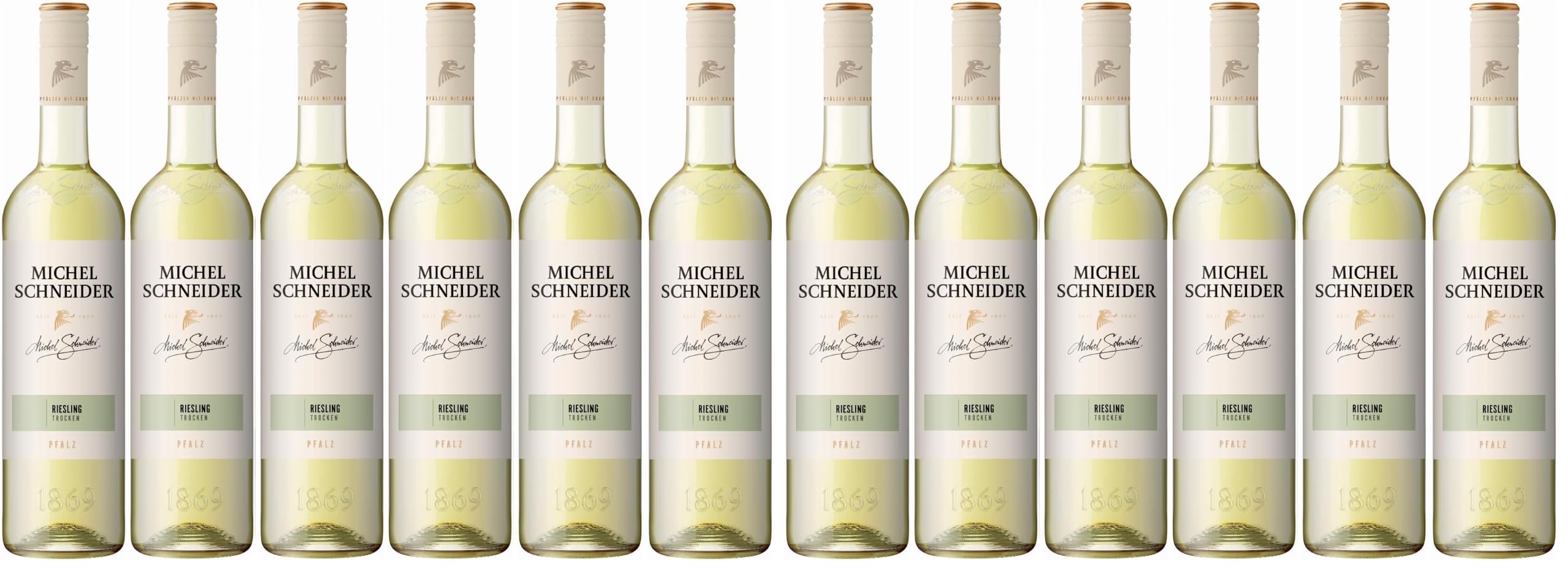 Michel Schneider Riesling Trocken (6 x 0.75 l) (Packung mit 2)