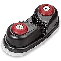 Vista 7 de Taco de leva con rodamiento de bolas, de entrada rápida, para tamaños de línea de hasta 5/8 pulgadas, aluminio, velero kayak