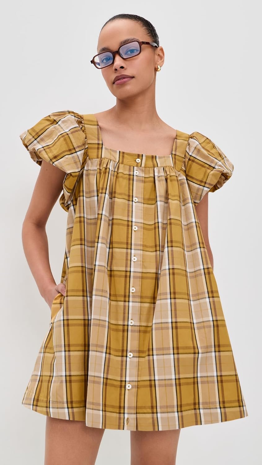 Sea Women's Copeland Plaid Mini Dress - Image 2