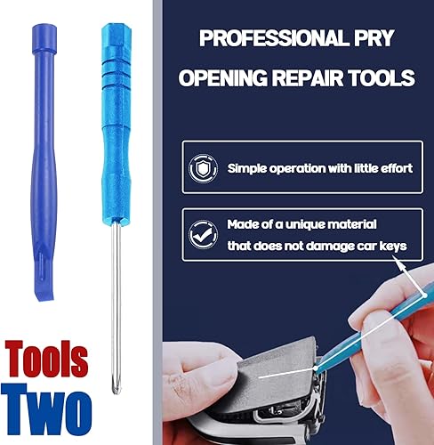 Miniatura 6 de Xislet Paquete de 2 pilas de repuesto para llave remota CR2032 OEM para Altima Jeep, Dodge Chrysler, Subaru, Toyota 2032, llave remota, sin llave,