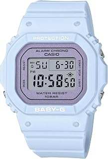 Women Digital Quartz Watch with Plastic Strap BGD-565SC-2ER, Blue, Strap