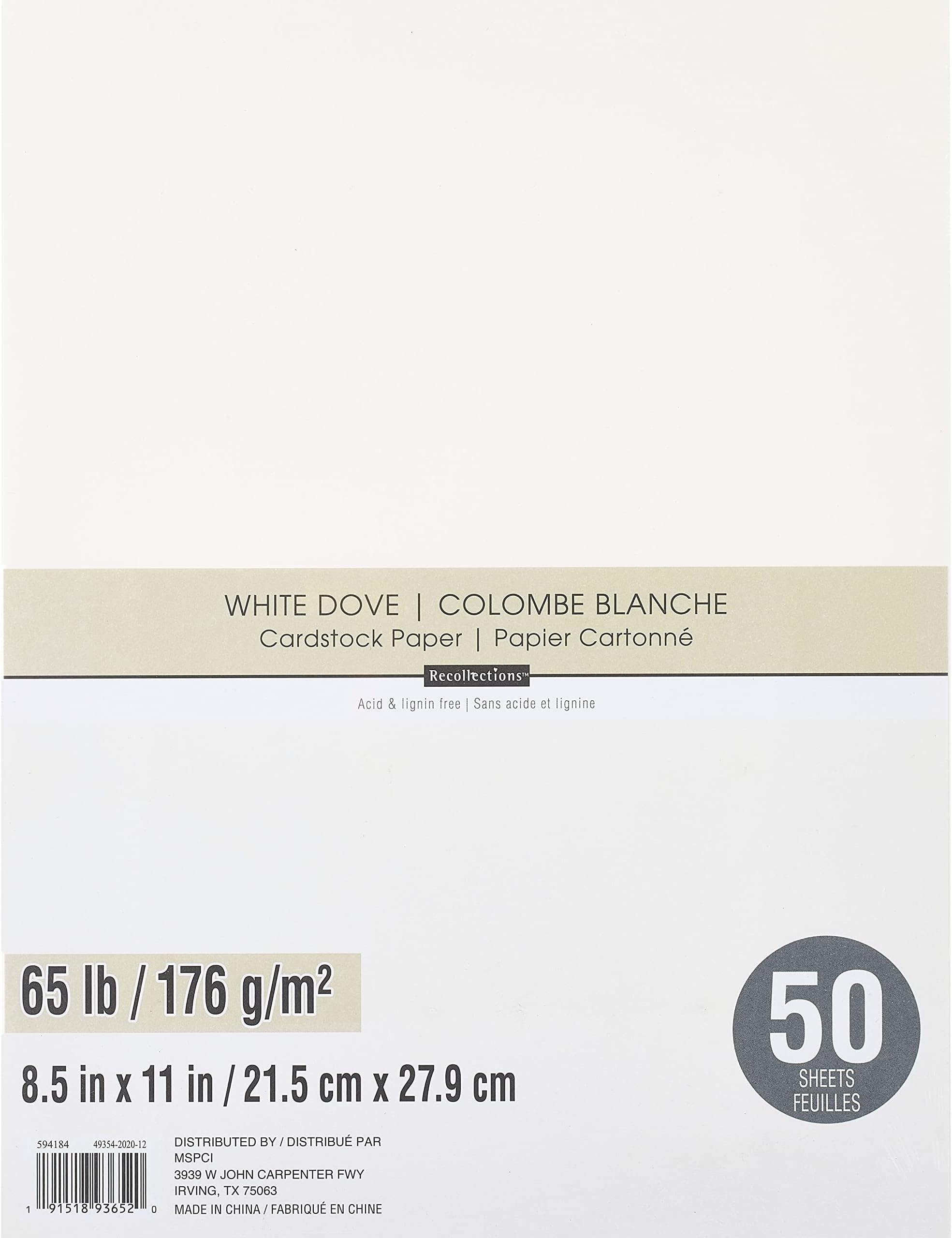 MICHAELS Heavyweight 8.5" x 11" Cardstock Paper by