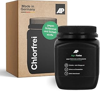 AP Ag+ Anti-Schimmel-Farbe Weiß I 1 L I Chlorfreie Wandfarbe mit Silber-Mikrotechnologie gegen Schimmel I Reinweiß & farbstabil I Präventiver Schimmelschutz für Wand, Bad & Küche