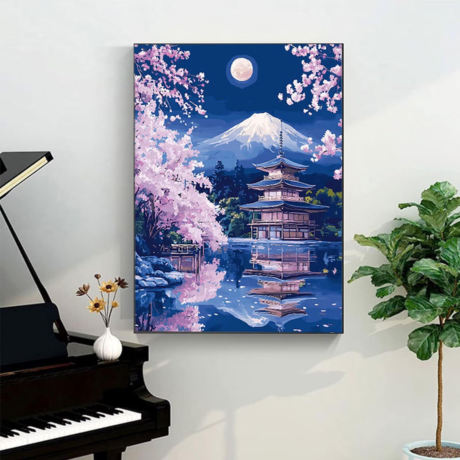 Amazon.com: Japan Paint by Numbers Kit for Adults, Paint by