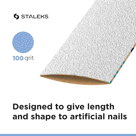 STALEKS PRO Expert papmAm Nail File Tape Refill Roll, 100 Grit, 7 m