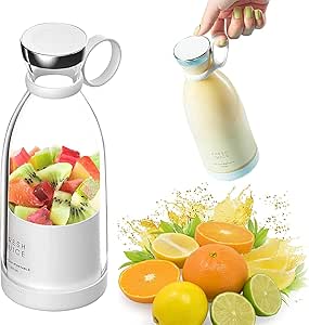 Mini Blender, Rechargeable Par USB Mixeur Portable, 300 ML Blender Smoothie, Portable, Fruits Et