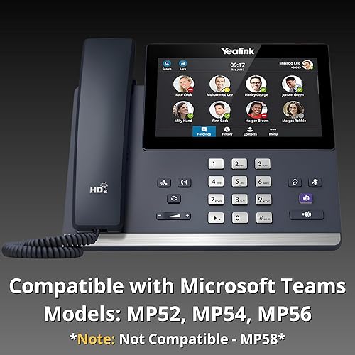 Miniatura 8 de Yealink PS5V2000US - Adaptador de fuente de alimentación 5V 2A, compatible con teléfonos SIP de Yealink T54W, T29G, T46S, T46U, T48S, T48U, T52S,