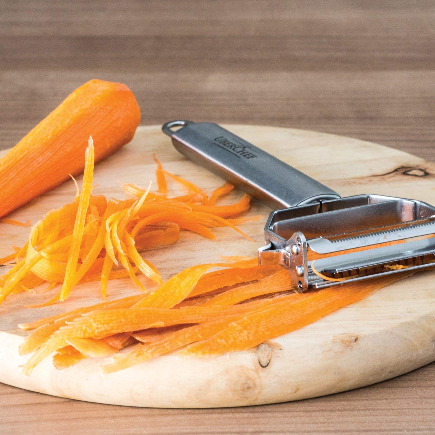 UberChef Premium Ultra Sharp Julienne Peeler & Vegetable Stainless
