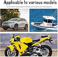 Vista 4 de ASUBHA Calcomanía Deportiva de Metal 3D para Coche, Calcomanías de Emblema e Insignia para Guardabarros Lateral y Maletero Trasero del Coche