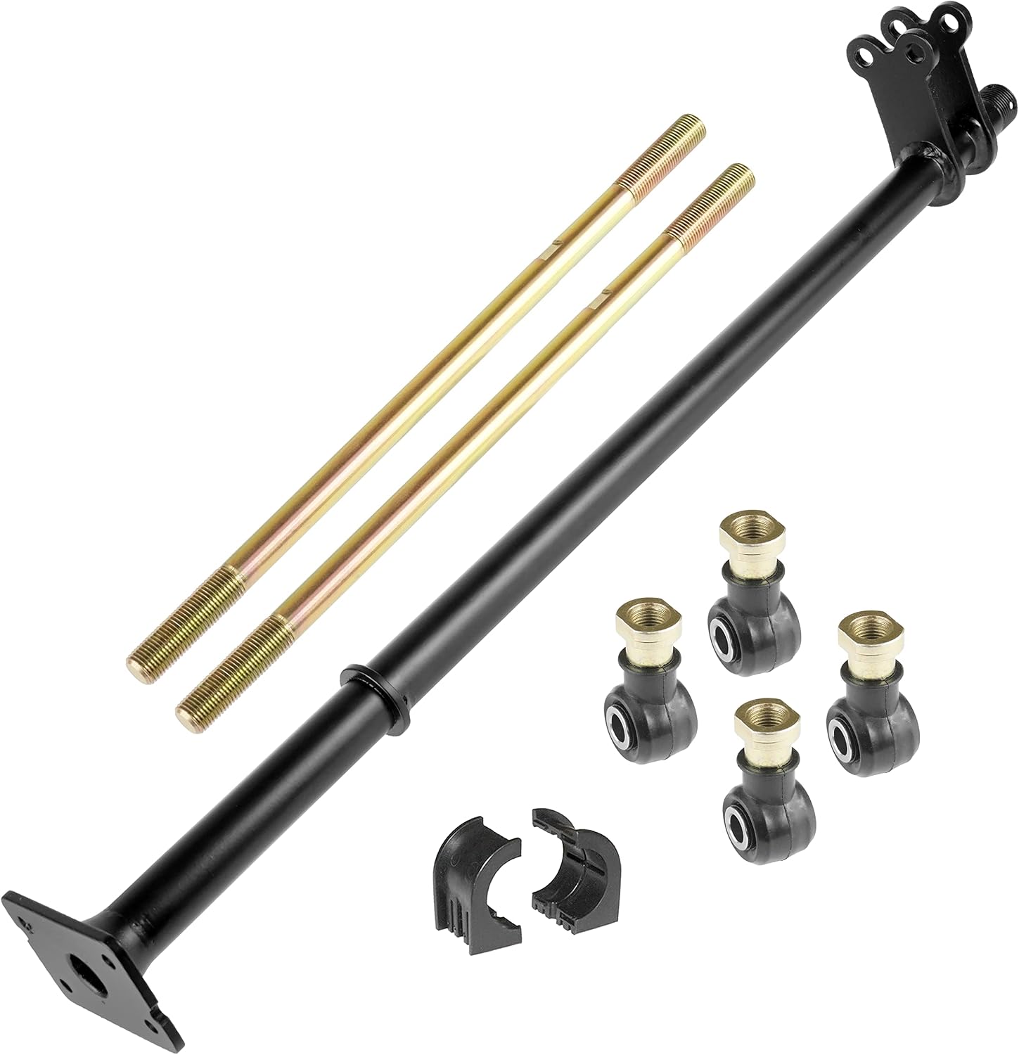 Caltric Steering Shaft Post with Tie Rod End Kit Compatible with Polaris Sportsman 500 4x4 6x6 2001-2004