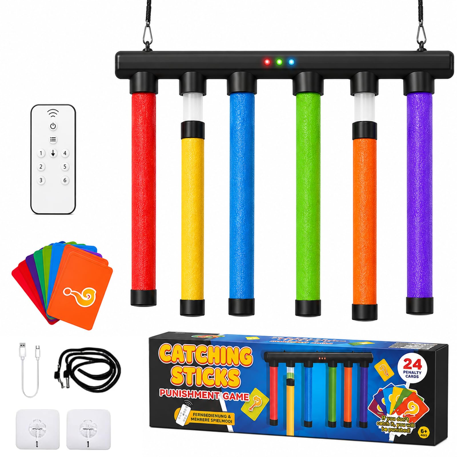 Catching Sticks Reaction Game with Remote Control for Kids & Adults — image 1
