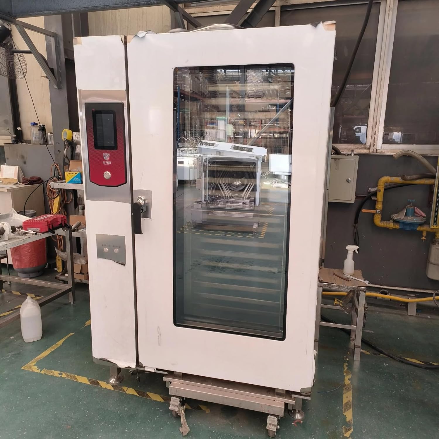 Industrial Commercial Oven for Sale, Professional Convection Baking Oven, Heavy Duty Commercial Kitchen Equipment, Large Capacity Stainless Steel Oven for Bakery, Pizza, Catering