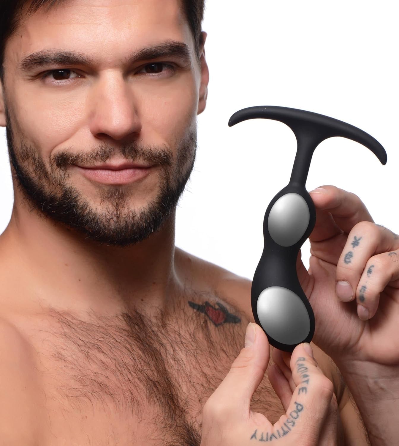 Heavy Hitters Buttplug-AG765-Large Schwarz L