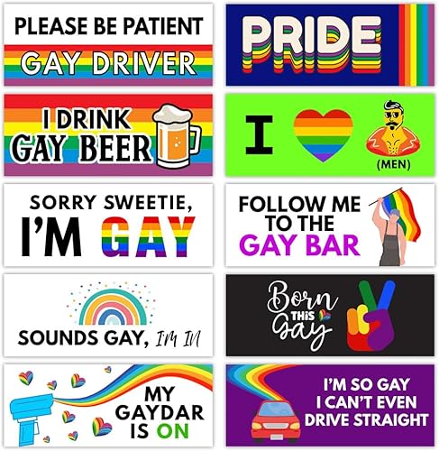 Vista 10 de Rio Salto Paquete de 10 imanes divertidos para parachoques, regalos para adultos, bromas prácticas, bromas, imanes de coche, bromas para el trabajo