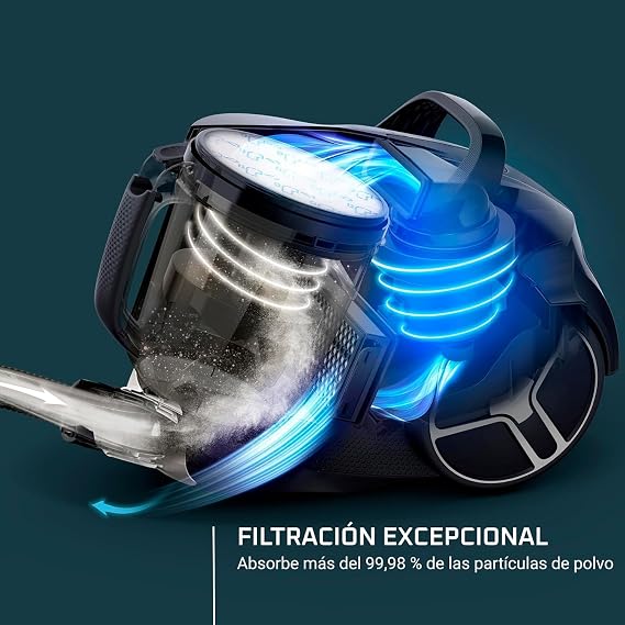 Rowenta Compact Power XXL Bagless Vacuum, Energy Efficient Motor, 900W