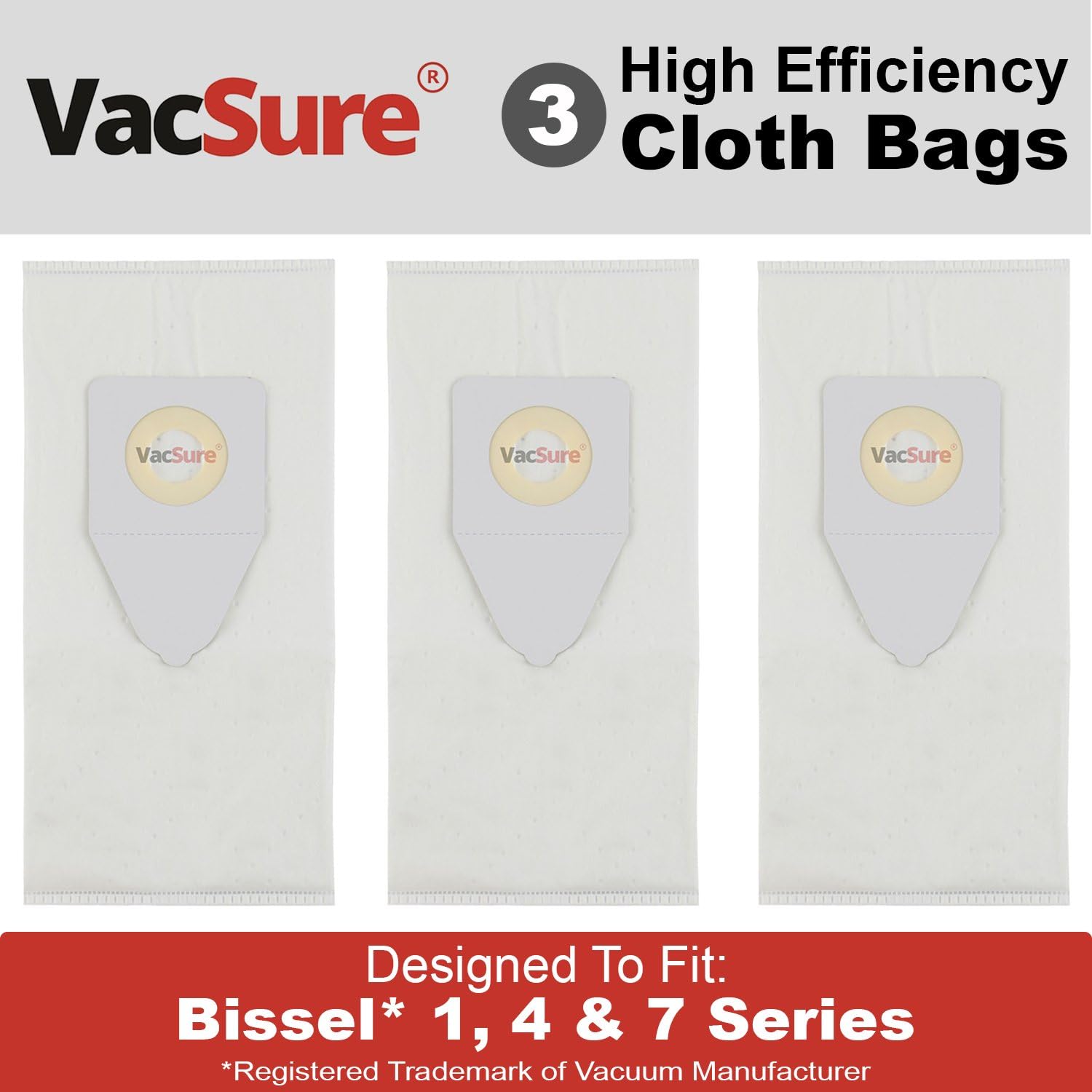 Bissell HEPA Cloth Style 1, 4 & 7 Vacuum Bag Bissell Models