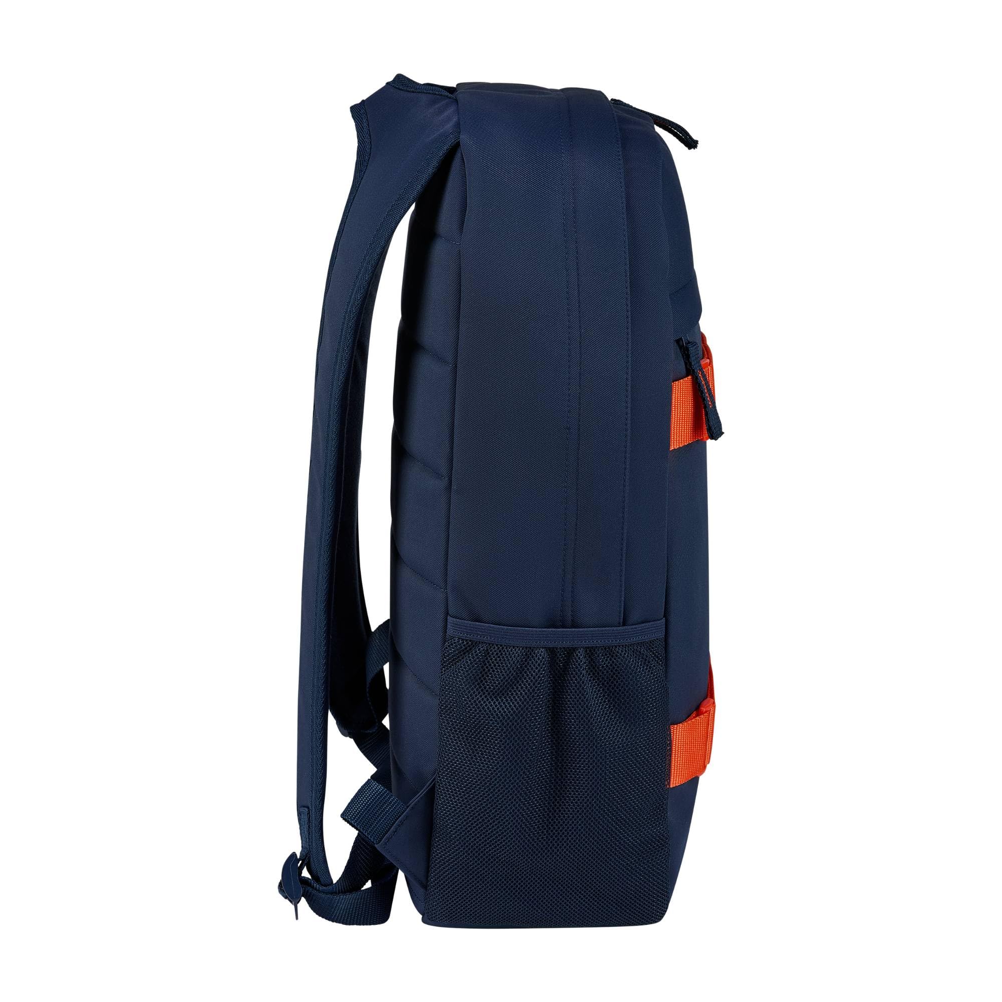 RB KTM Racing Essential Backpack U F801 Rucksack | Offizieller MotoGP Fanartikel - 100% Polyester - Dunkelblau/Orange - Motorsport - Merchandise