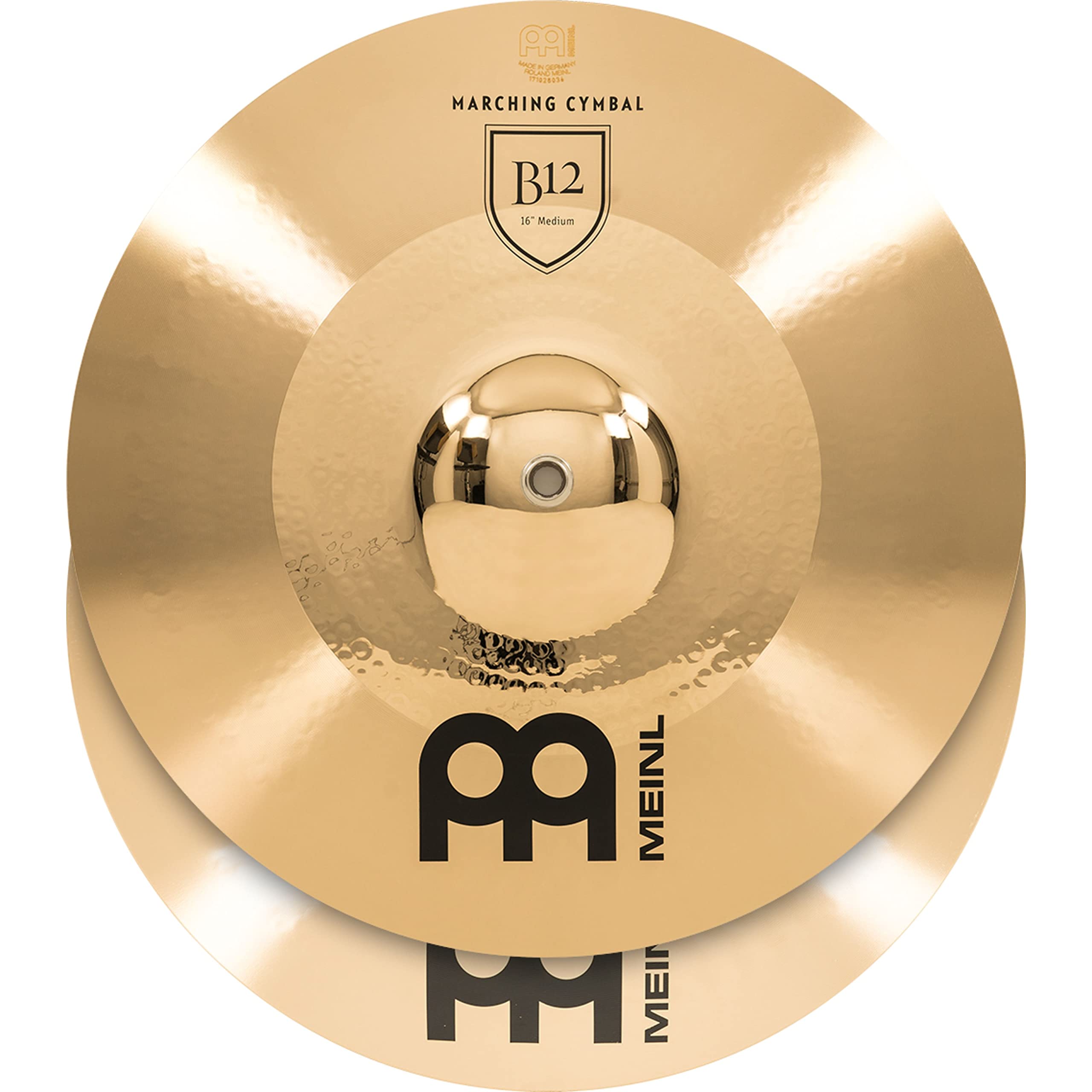 Meinl - Cymbales à main - Medium - 16" - En bronze B12