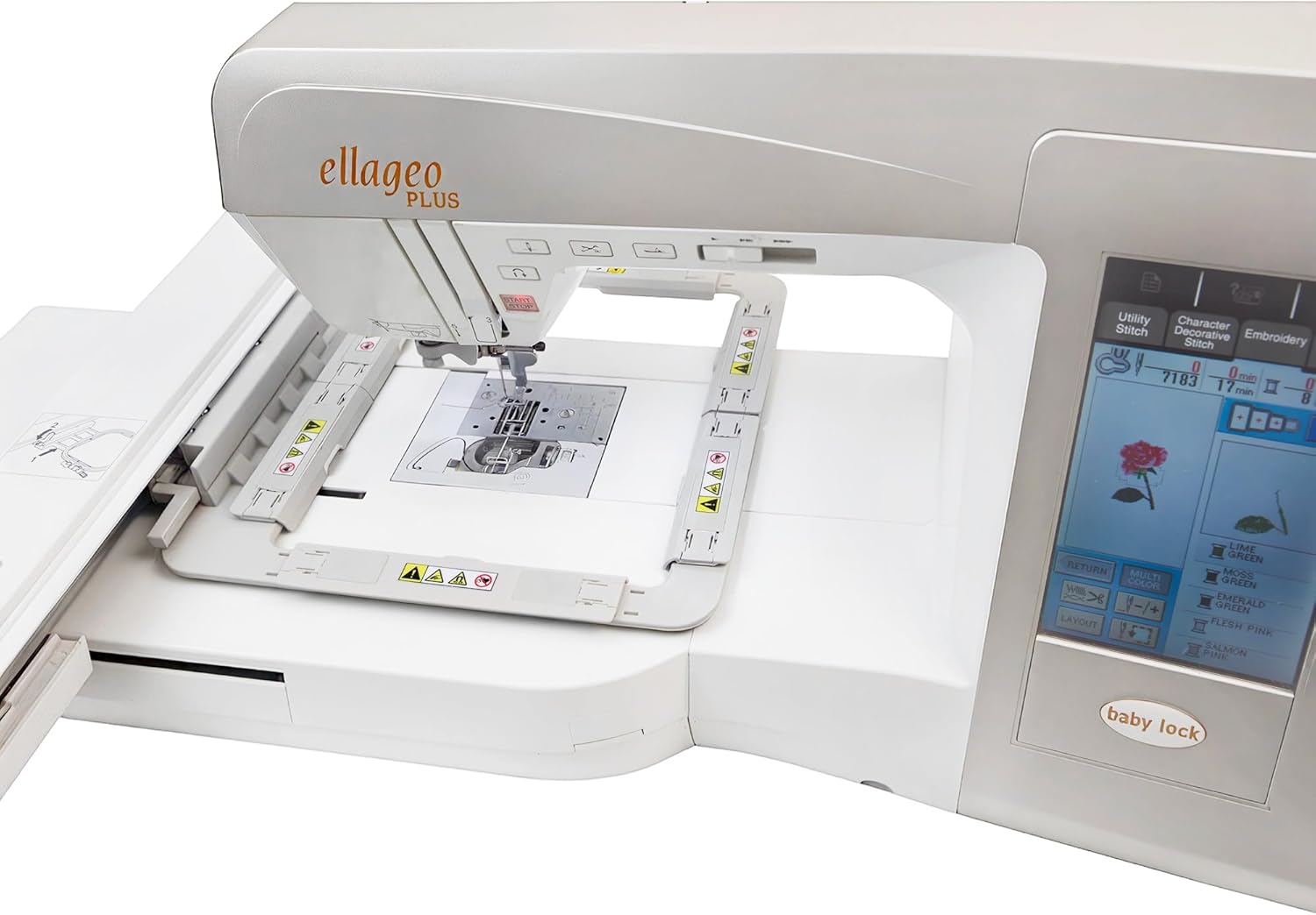 Brewland Magnetic Hoop for Brother NQ1700E NQ1600E NQ3600D Luminaire XP1 XP2 XP3 Stellaire XE1 XJ1 Dream Machine XV8550D XV8500D Embroidery Machine, Upgraded Strong Magnet Frame (5"×7", BLSA439MO)