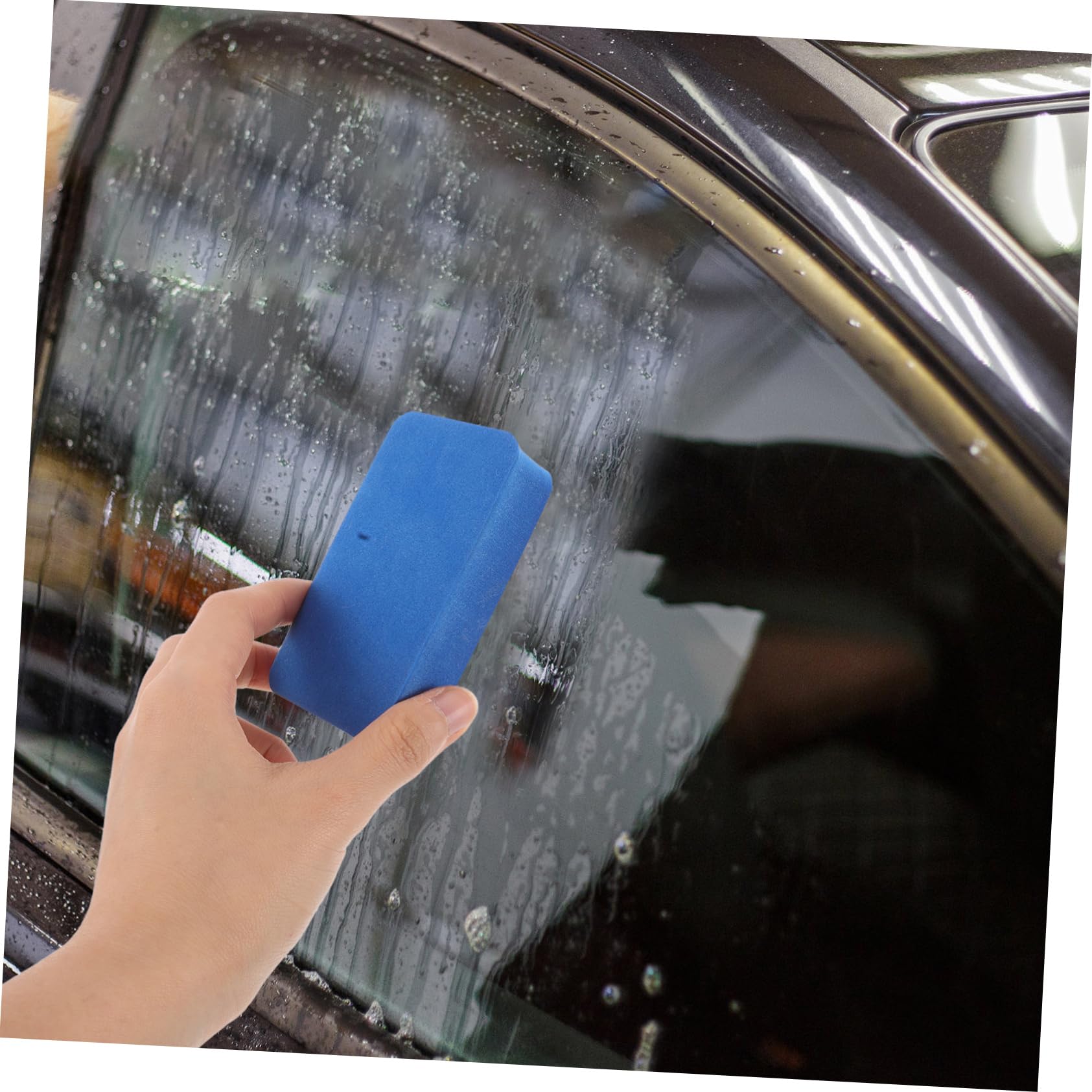 Éponges Dégraissantes Auto 4 Pièces en Eva pour Nettoyage et Polissage