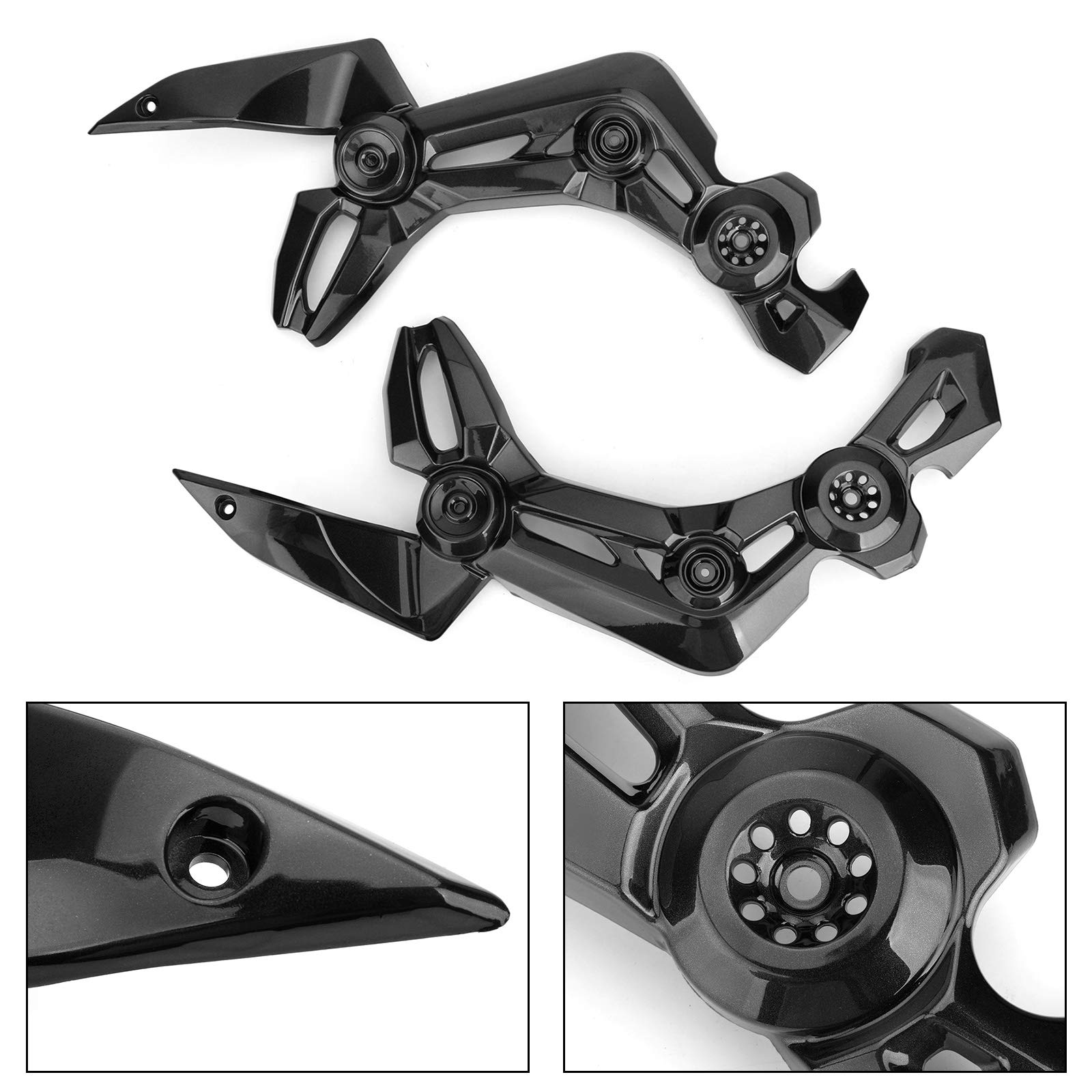 Topteng Marco de la Motocicleta Protector de la Cubierta Lateral del carenado de Montaje Apto para Kawasaki Z900 2017-2019