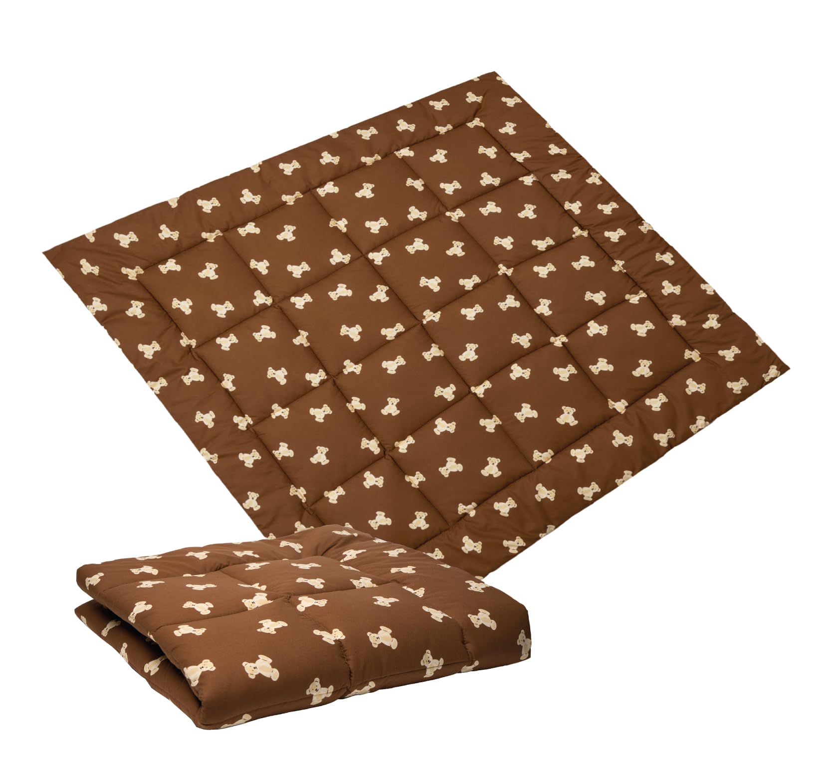 molis&co. Alfombra de Juegos para bebé. Alfombra Infantil extragrande 120x120cm plegable, portátil, Tapete de suelo niños pequeños y bebés. OEKO TEX 100. (Dusty Rose, 120x120 (Cuadrada)) — view 14