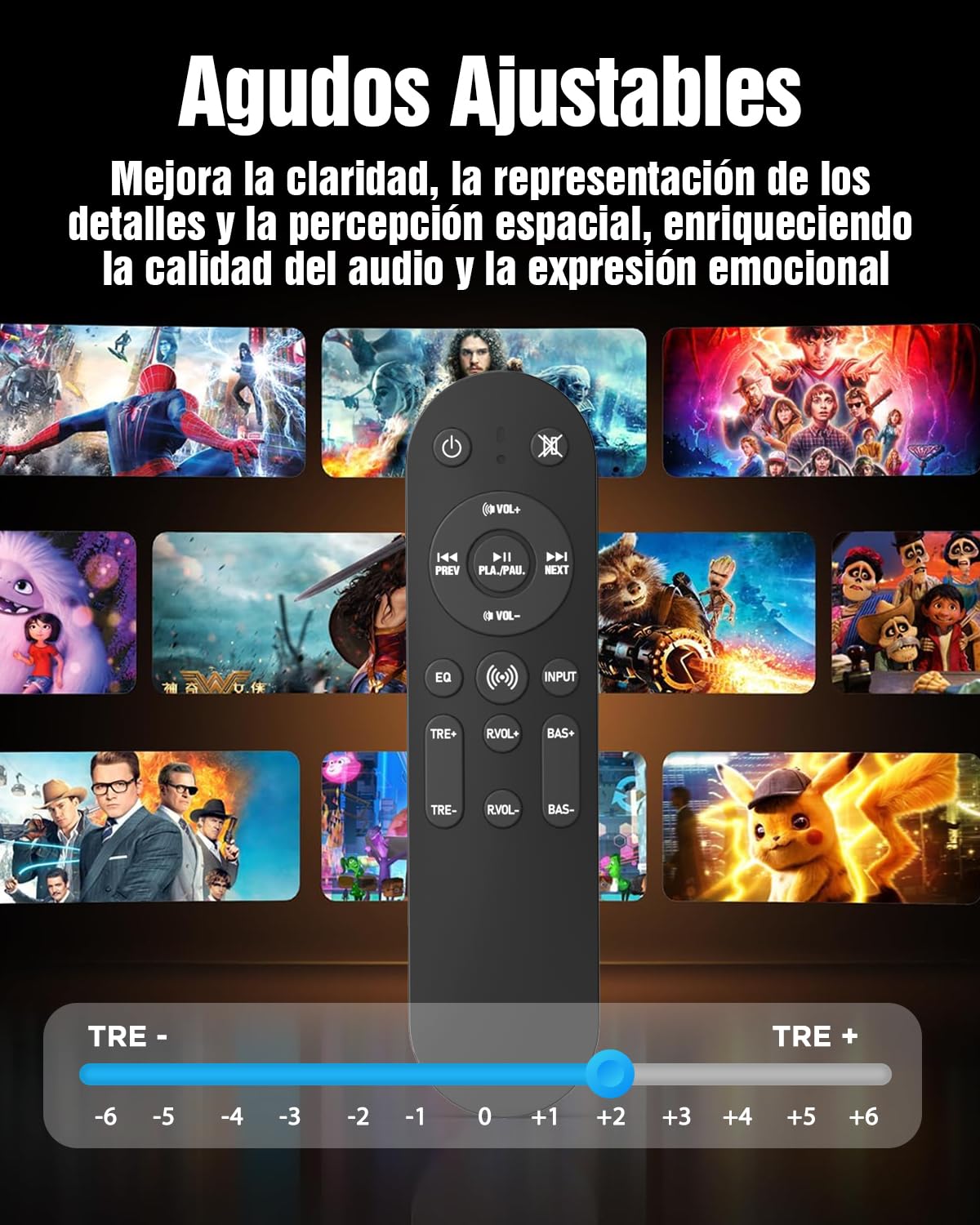 Hiwill 5.1CH Barra de Sonido TV, Dolby Atmos Soundbar Home Cinema Surround, 2 Altavoces Surround Cableados, Barra Sonido PC Bluetooth con Subwoofer 5.25'', 380W de Potencia Pico, eARC/Opt, 2025