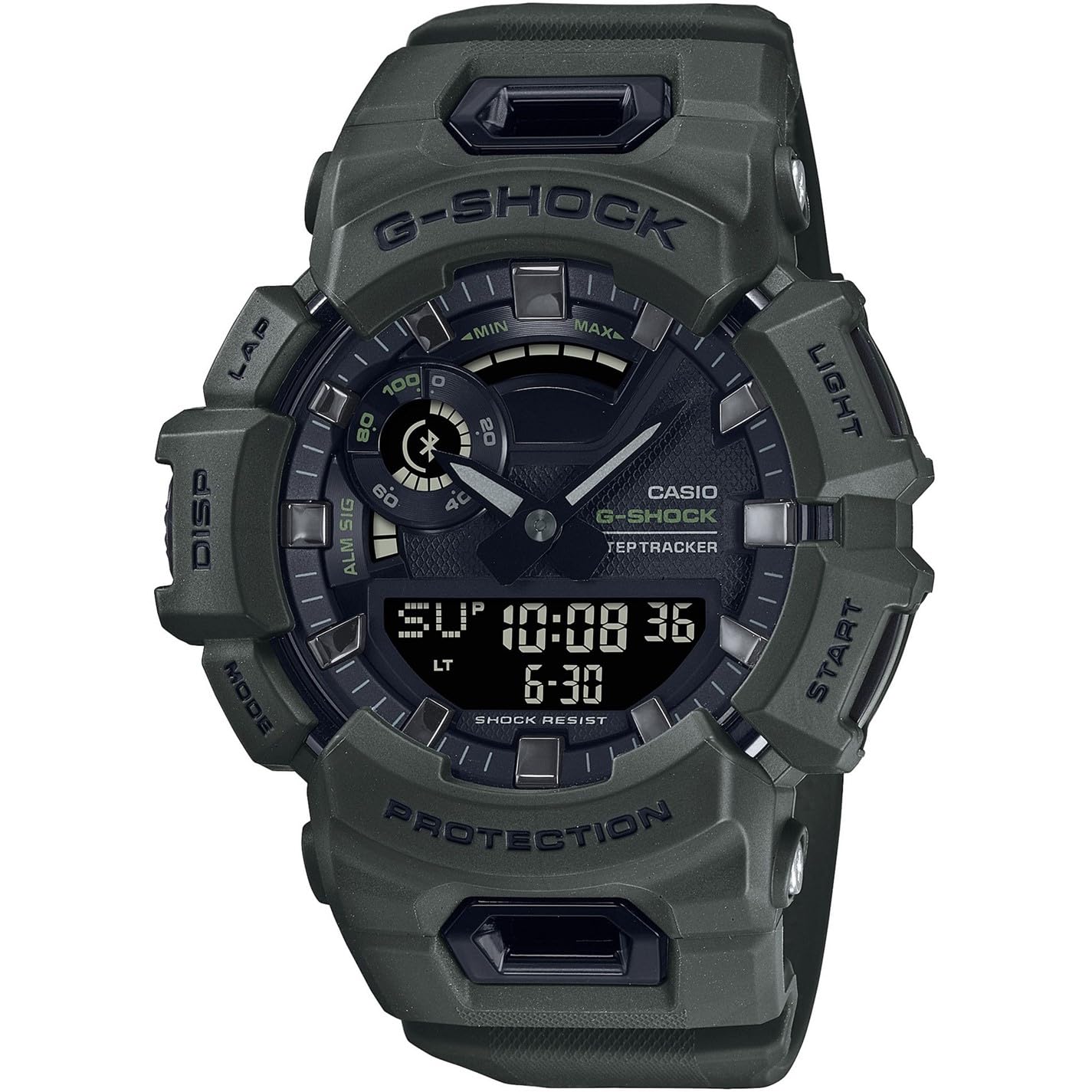 G Shock Men's Digital Watches Black Size 51.3