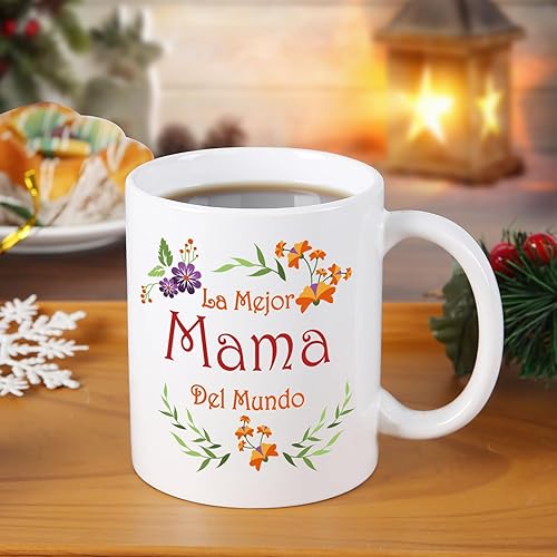 Miniatura 5 de Taza de café española, regalo para mamá, regalo para mamá, regalos para el día de la madre, regalos de cumpleaños para mamá, mamá, madre, 11 onzas