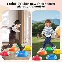 Holyton 5 darabos egyensúlyozó kő szett fénnyel és zenével, csúszásmentes 7