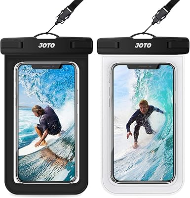 JOTO Waterproof Phone Pouch IPX8 Universal Waterproof Case Dry Bag Phone Protector for iPhone 14 13 12 11 Pro Max Plus XS ...