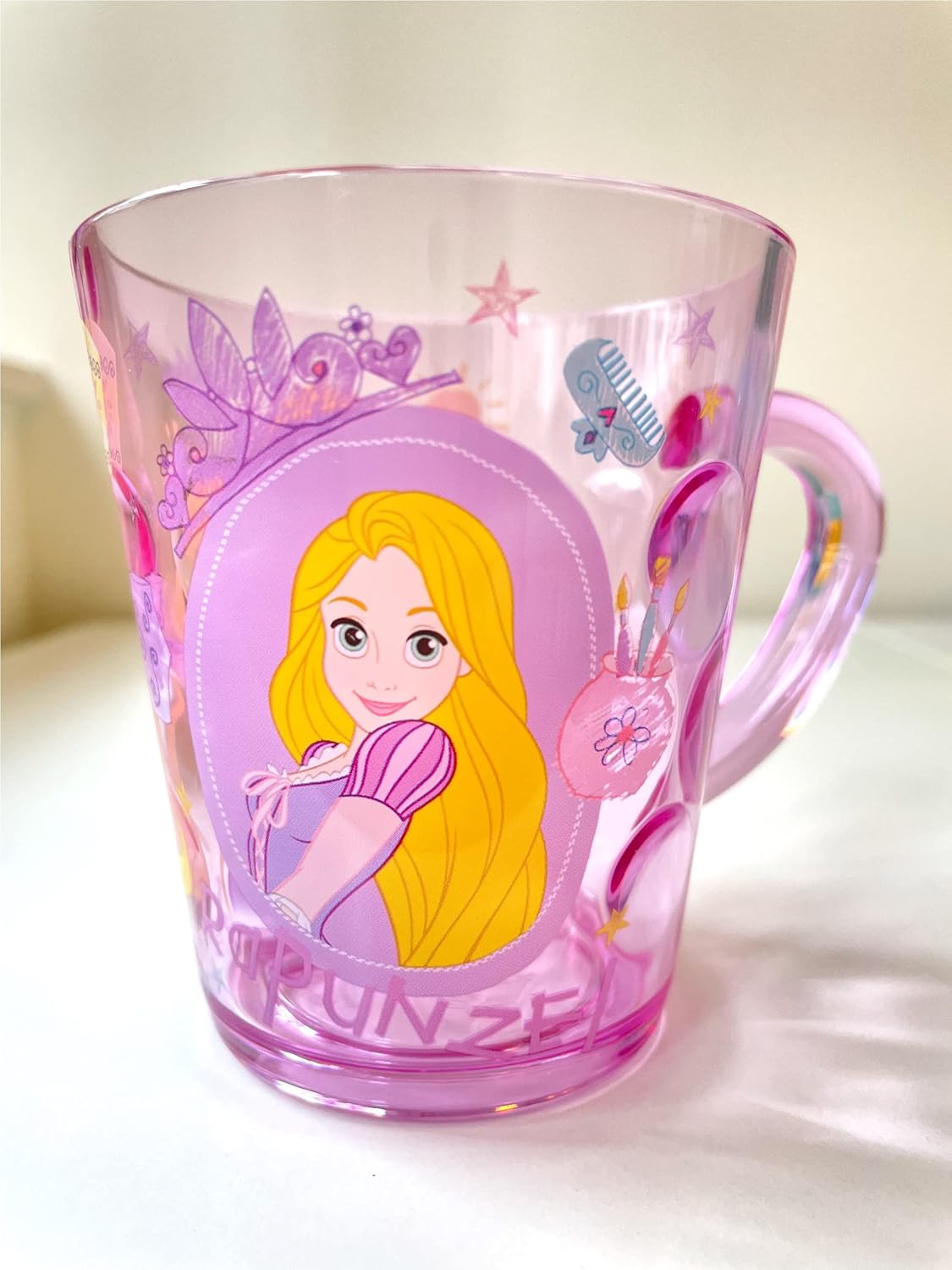 Everyday Delights Princess Rapunzel Pink Durable ABS Plastic Cup, 250ml - Image 2