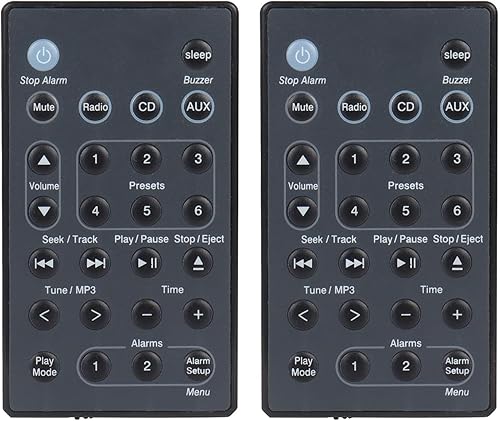 2 piezas de control remoto universal de repuesto compatible con control remoto Bose, compatible con Bose Sound Touch Wave Music Radio System I II