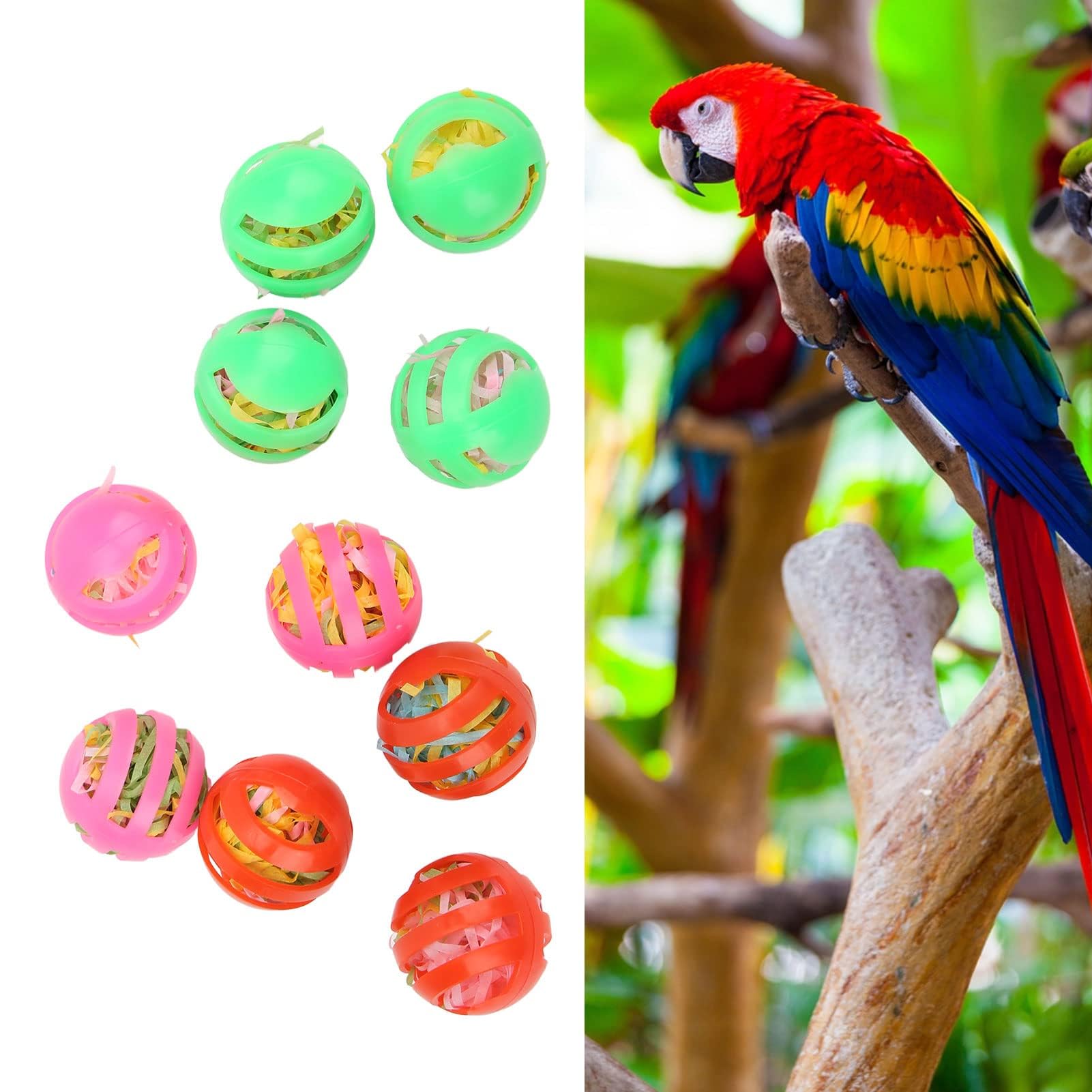 Cyrank 10Pcs Bird Ball Toy - Image 3