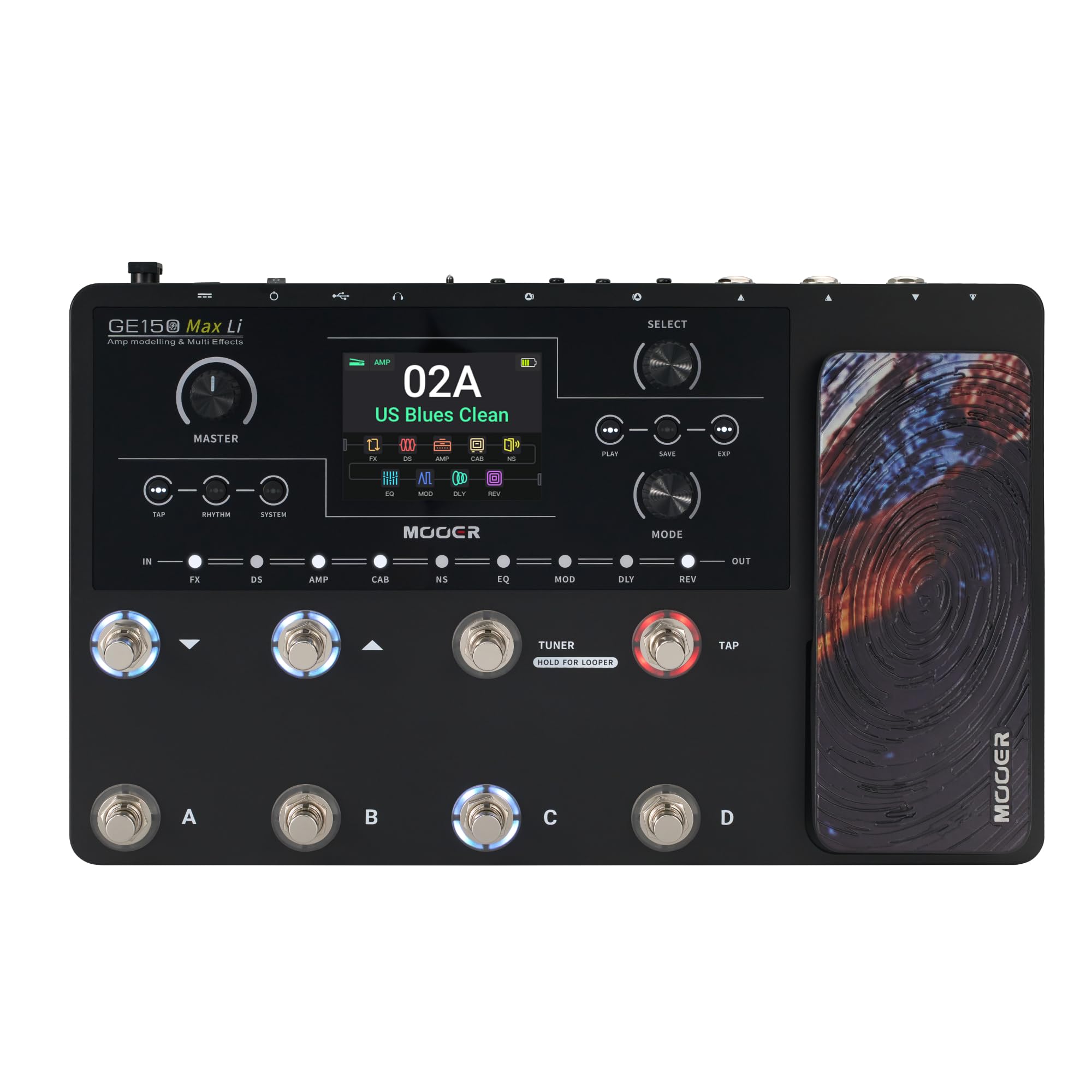 ギター 16mooer ge150 Amazon.com: MOOER GE150 Max Li Battery Powered Guitar Amp