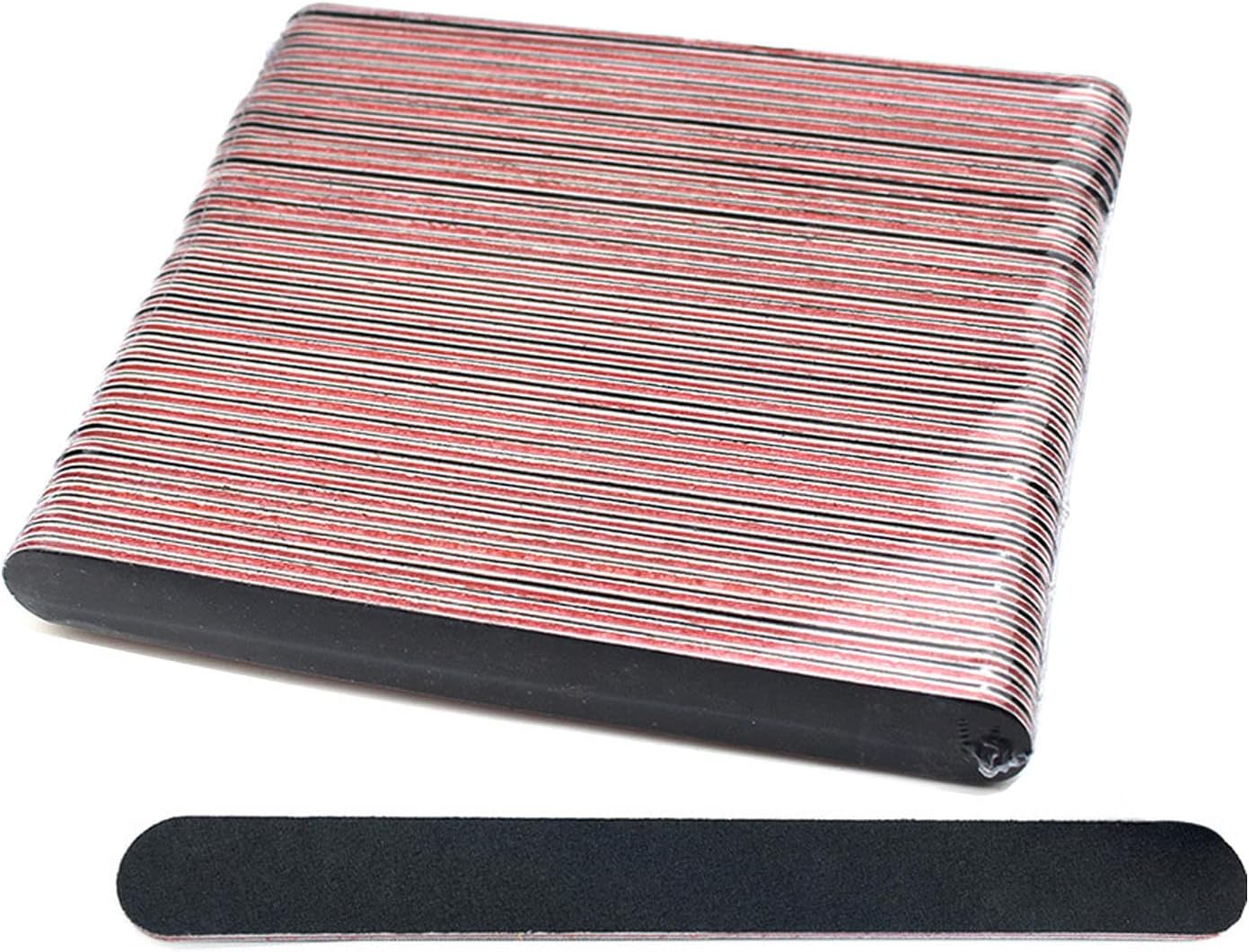 50 Packs 100/180 Grits Nail Files and Buffers Double Sided Emery Boards Manicure Tool for Acrylic Nails, Nail Care